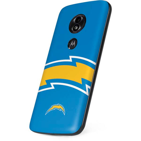 NFL Los Angeles Chargers Large Logo Moto E5 Play Skin